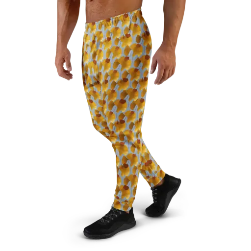 Golden Fan on a Men's Joggers