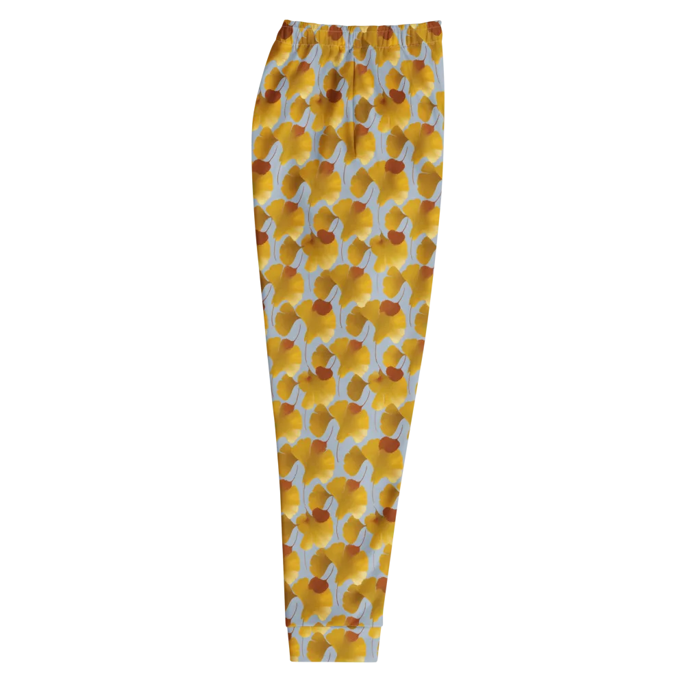 Golden Fan on Men's Joggers — Right