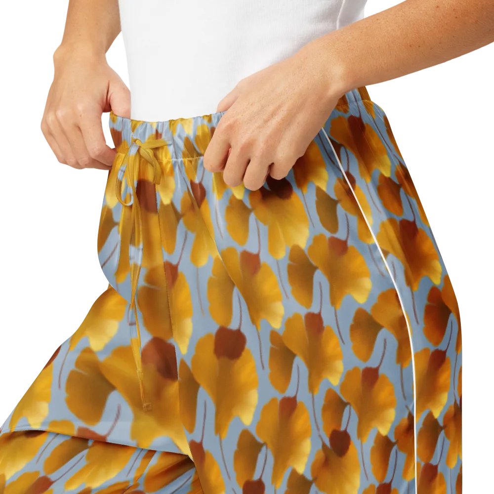 Golden Fan on Women's Pajama Pants — Product details
