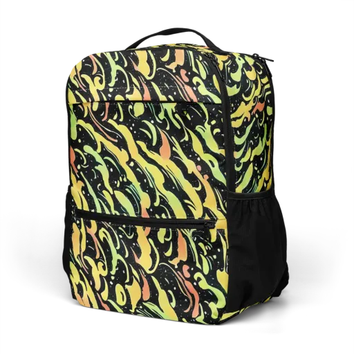 Blacklight Drift on a Utility Backpack