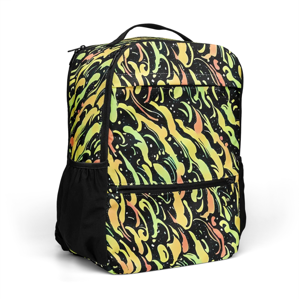 Blacklight Drift on Utility Backpack — Right Front