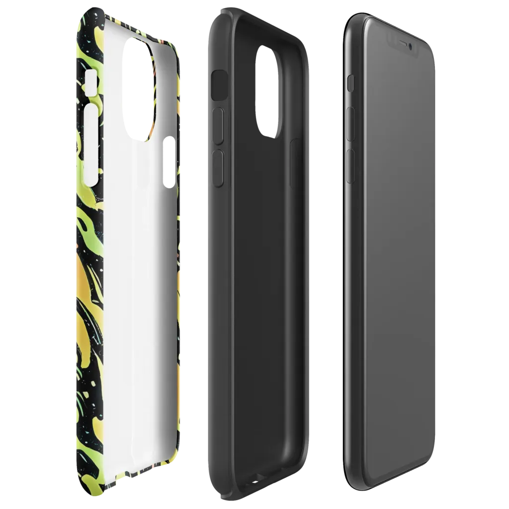 Blacklight Drift on Tough Case for iPhone® — Right