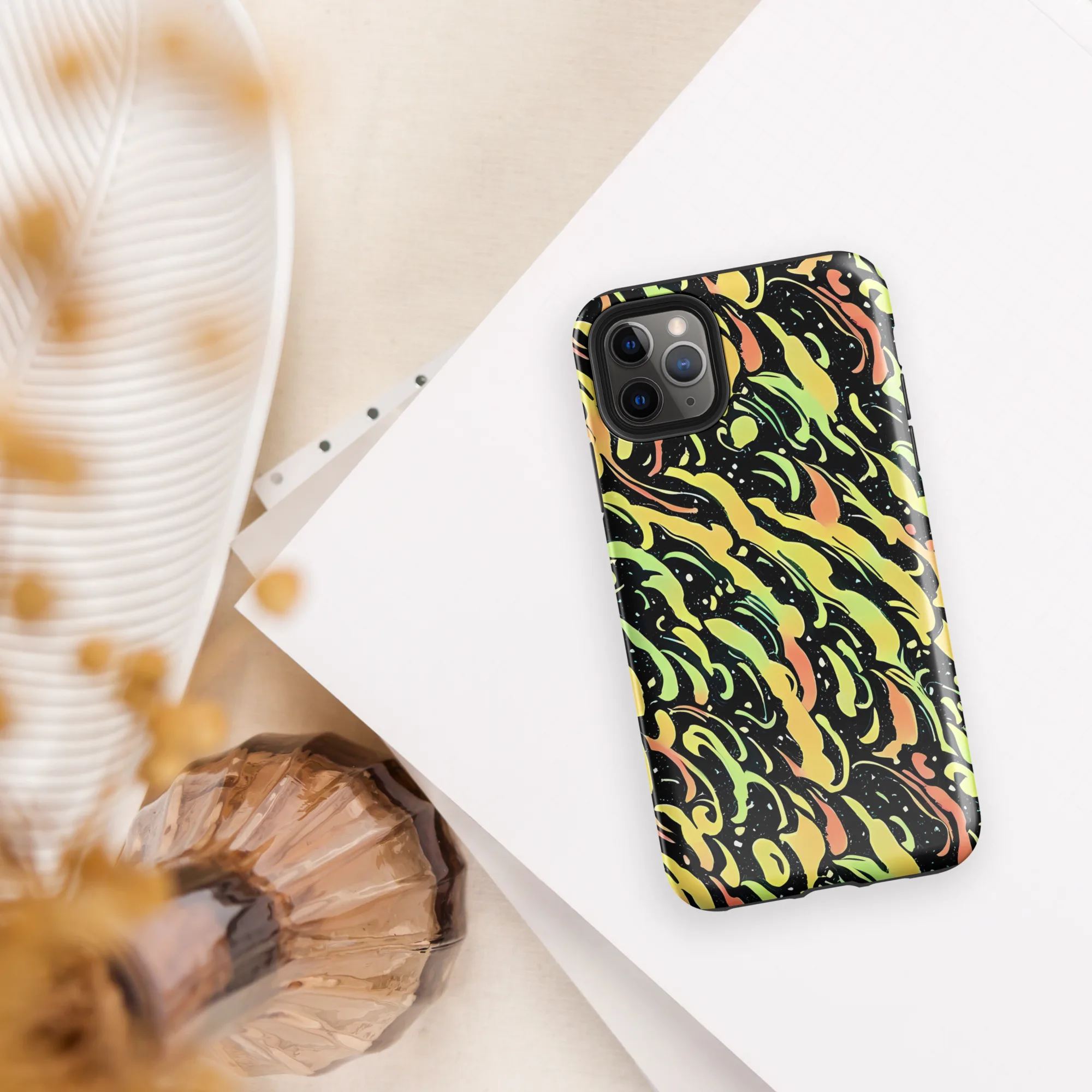 Blacklight Drift on Tough Case for iPhone® — Front