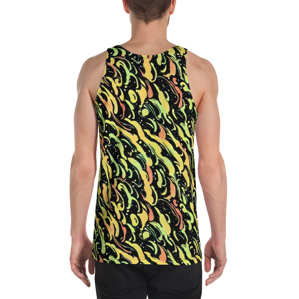 Blacklight Drift on Men's Tank Top — Back