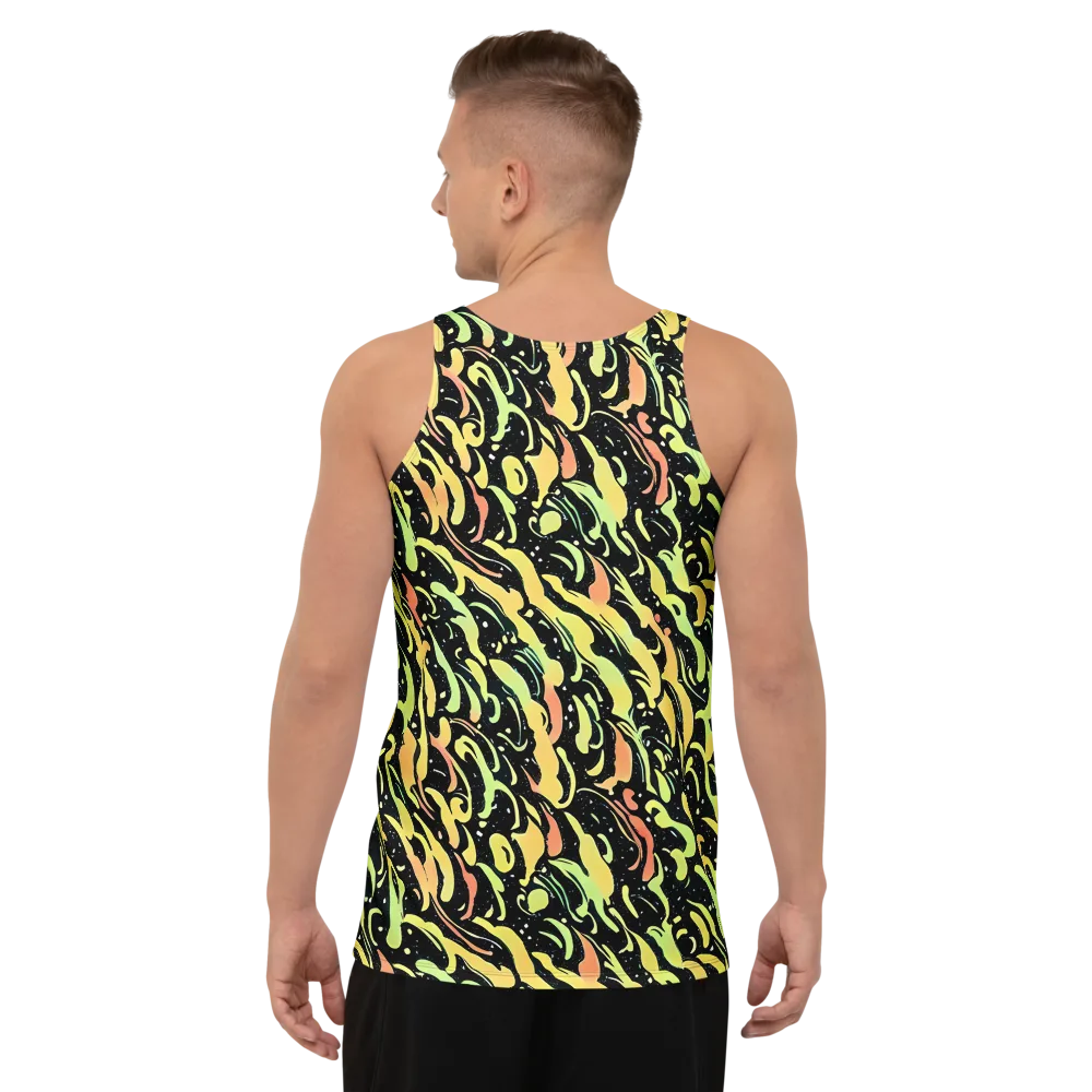 Blacklight Drift on Men's Tank Top — Back