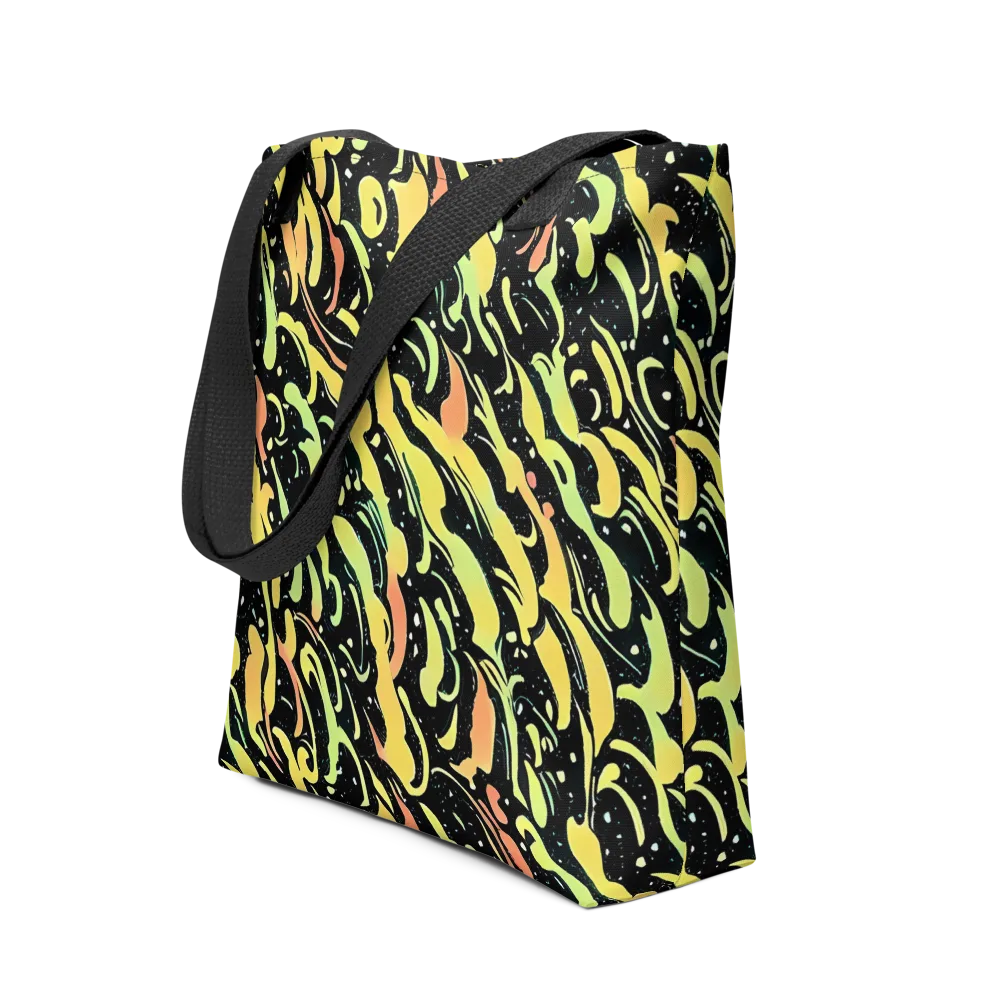 Blacklight Drift on Tote Bag — Front