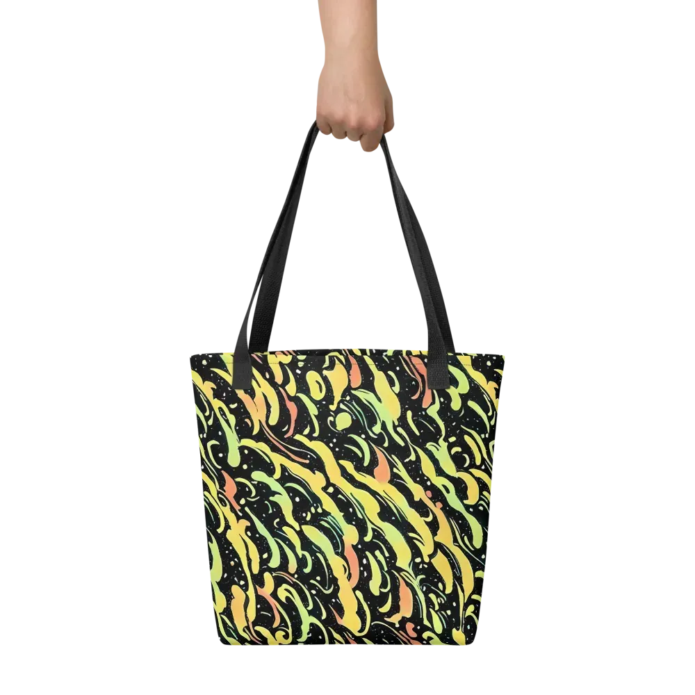 Blacklight Drift on Tote Bag — Front