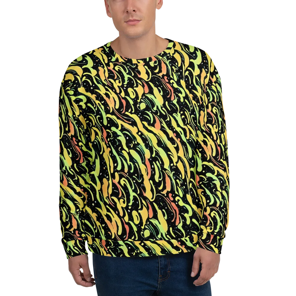 Blacklight Drift on Sweatshirt — Front