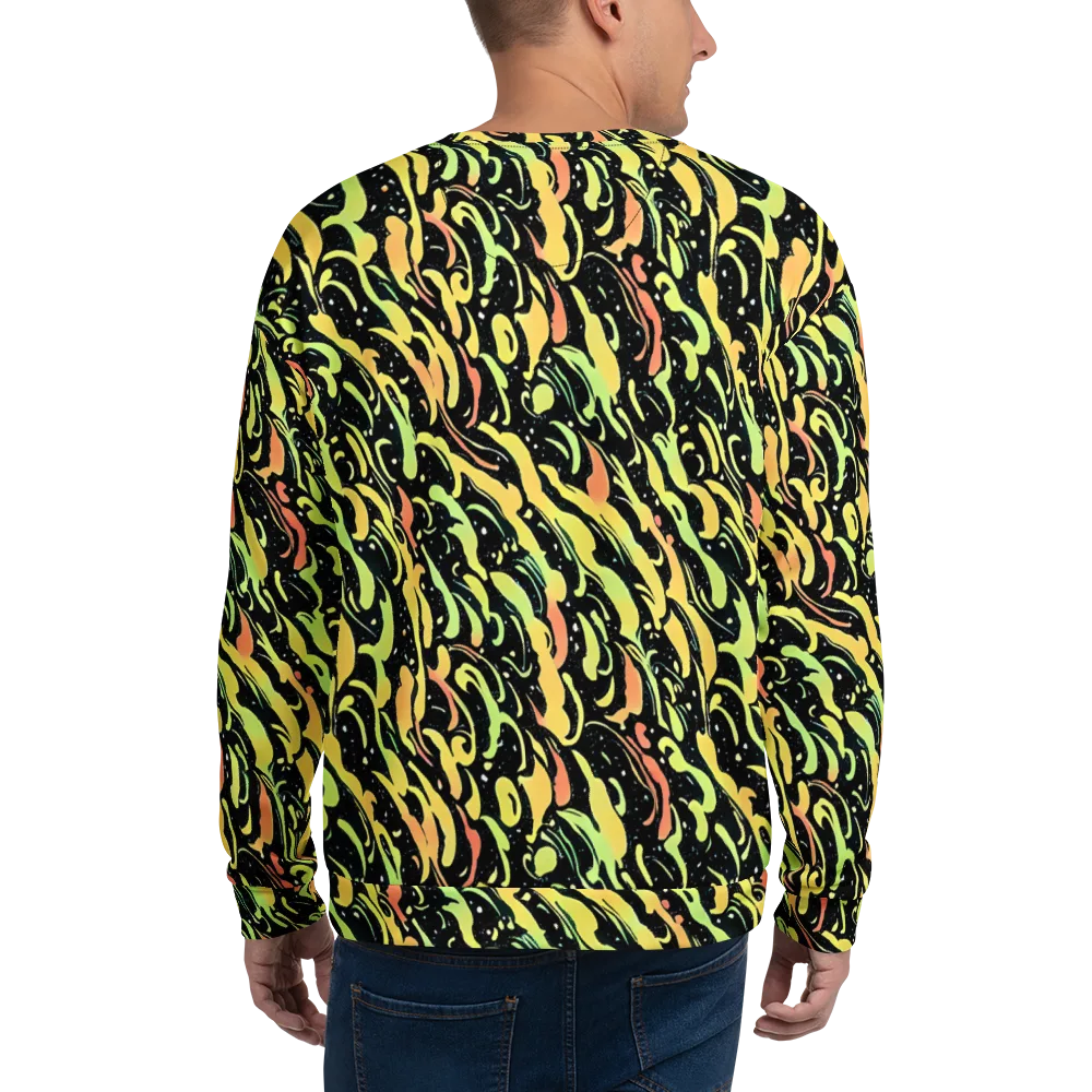 Blacklight Drift on Sweatshirt — Back
