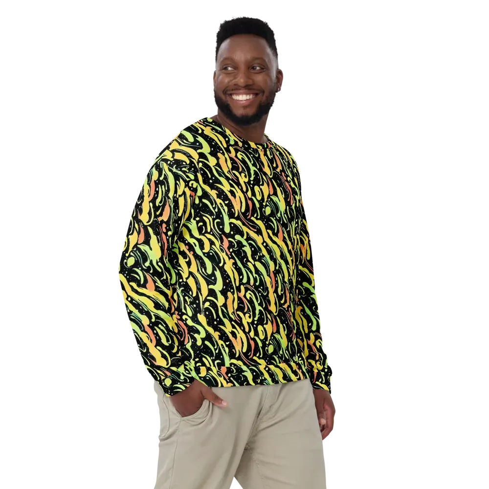 Blacklight Drift on Sweatshirt — Front