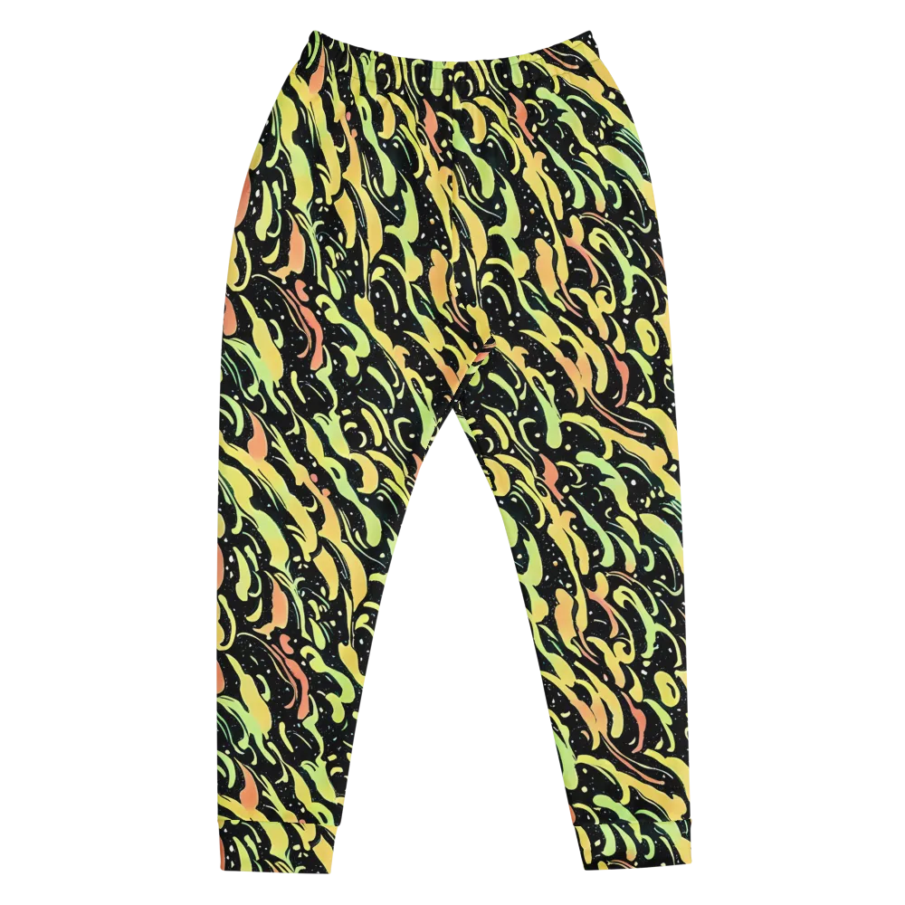 Blacklight Drift on Men's Joggers — Front