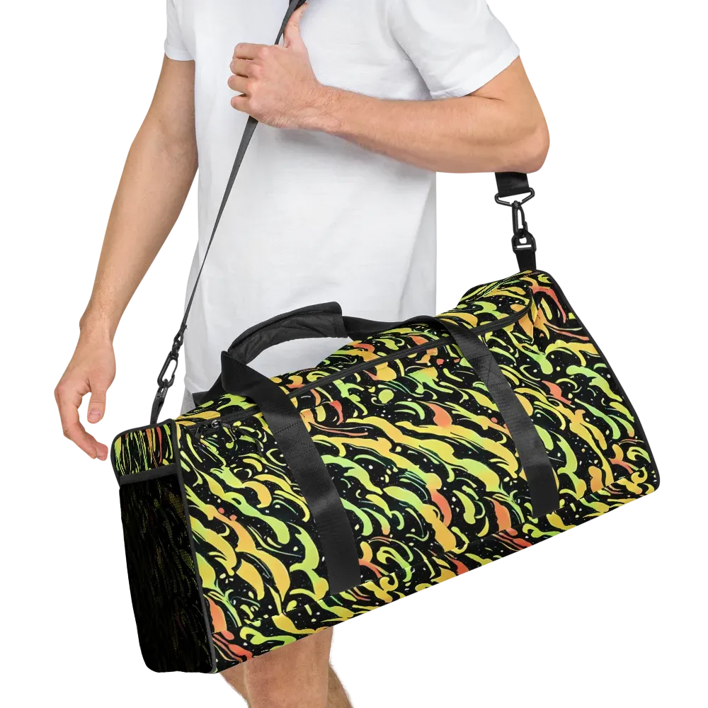 Blacklight Drift on Duffle Bag — Right Front
