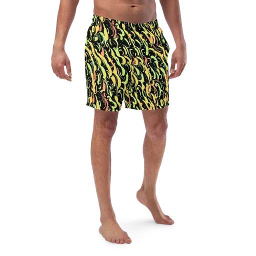 Blacklight Drift on a Swim Trunks