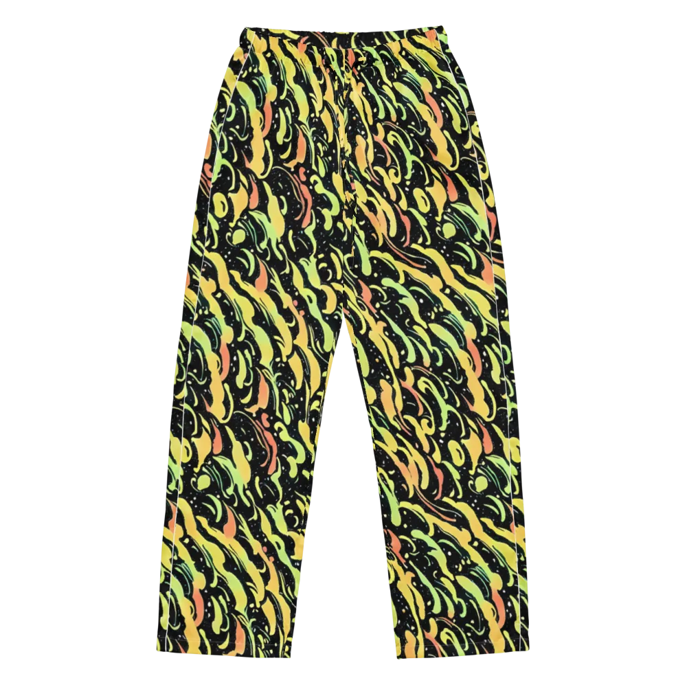 Blacklight Drift on Women's Pajama Pants — Front