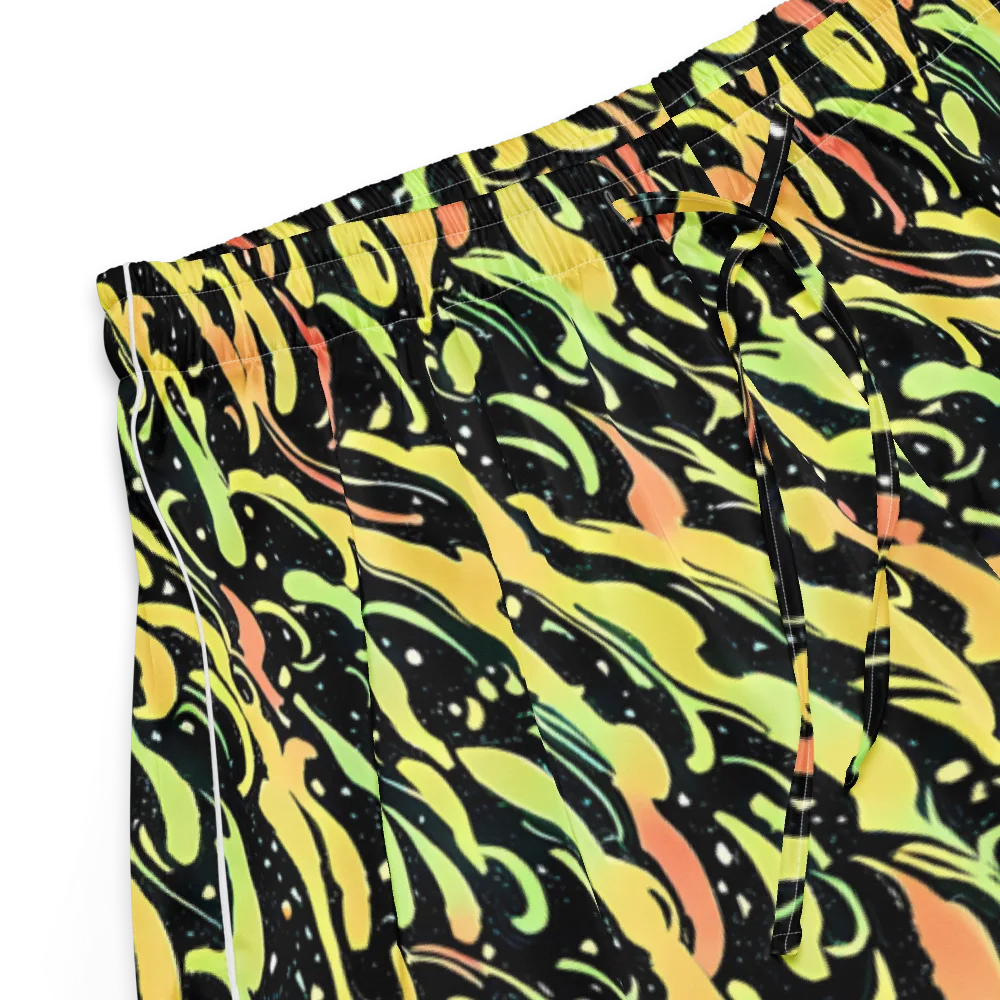 Blacklight Drift on Women's Pajama Shorts — Product details