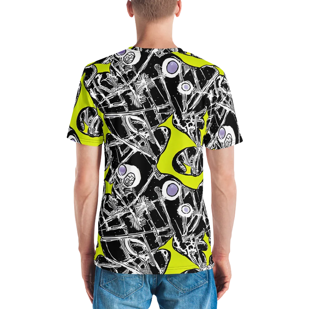 Acid X-ray on Men's Crew Neck T-Shirt — Back