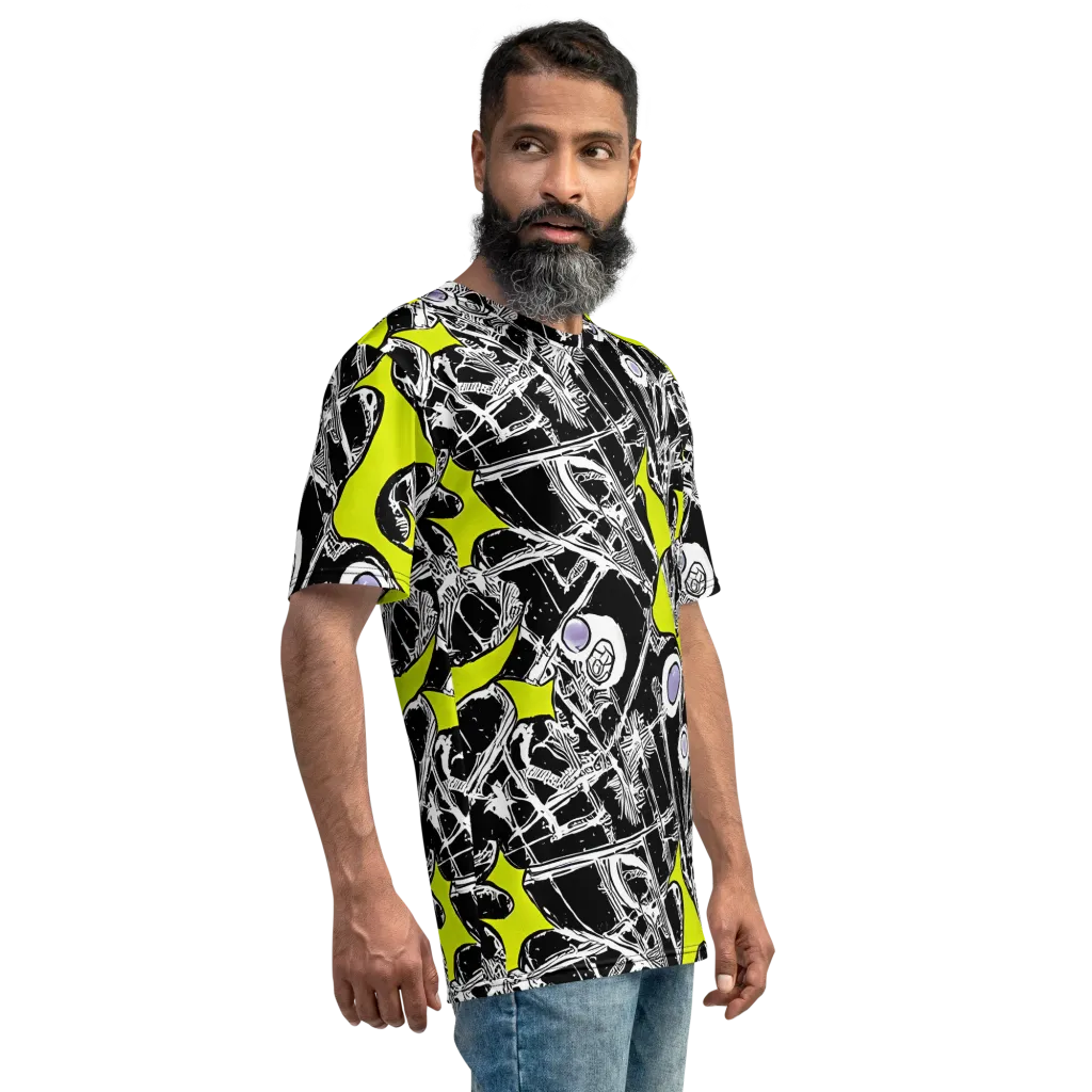 Acid X-ray on Men's Crew Neck T-Shirt — Right