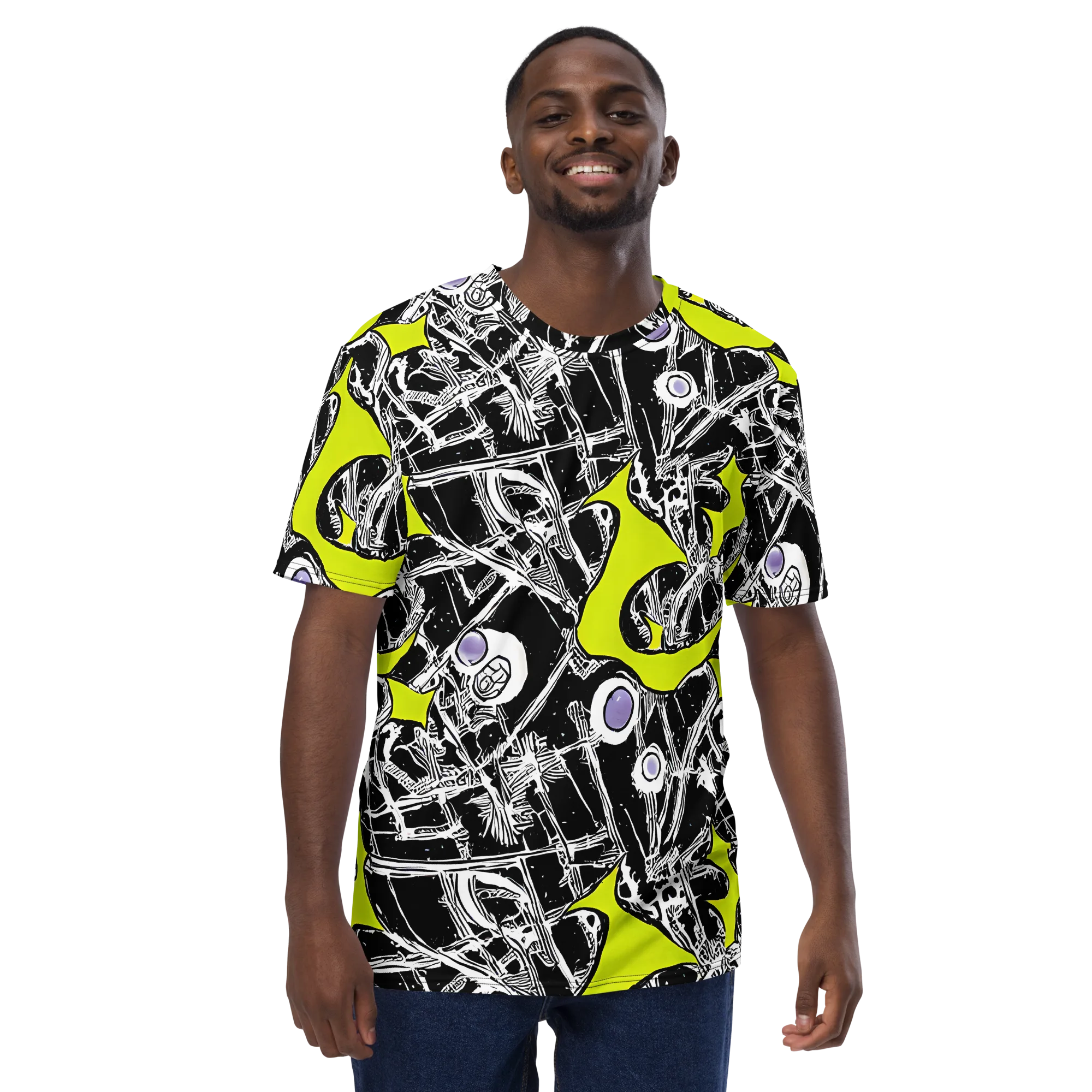 Acid X-ray on Men's Crew Neck T-Shirt — Front