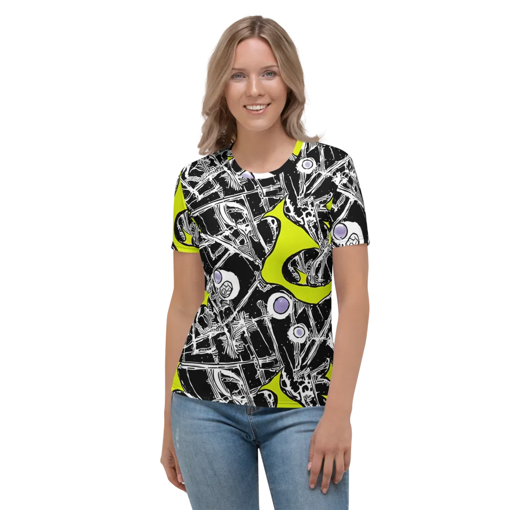 Acid X-ray on Women's Crew Neck T-Shirt — Front