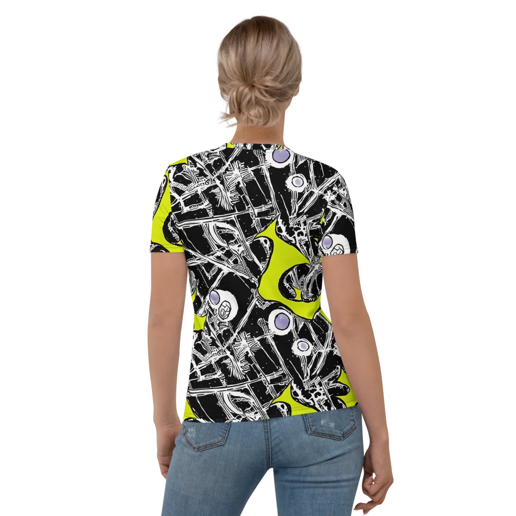 Acid X-ray on Women's Crew Neck T-Shirt — Back