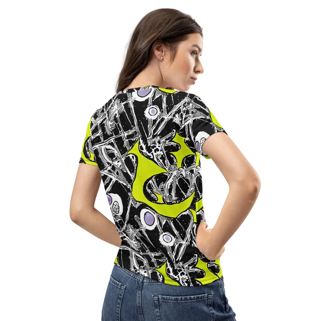 Acid X-ray on Women's Crew Neck T-Shirt — Back