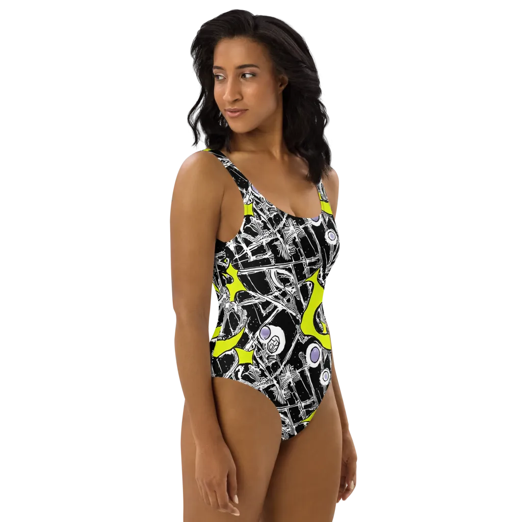 Acid X-ray on One-Piece Swimsuit — Right