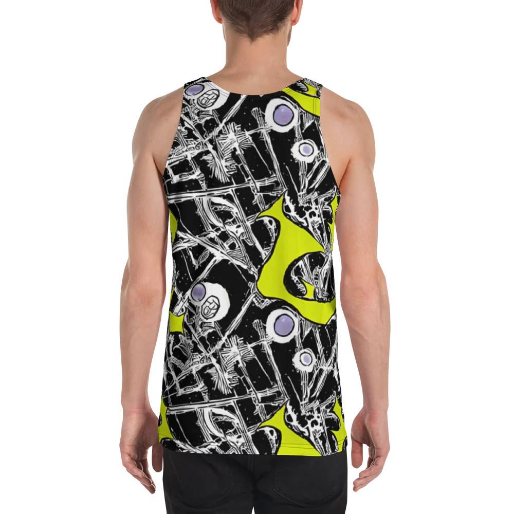Acid X-ray on Men's Tank Top — Back