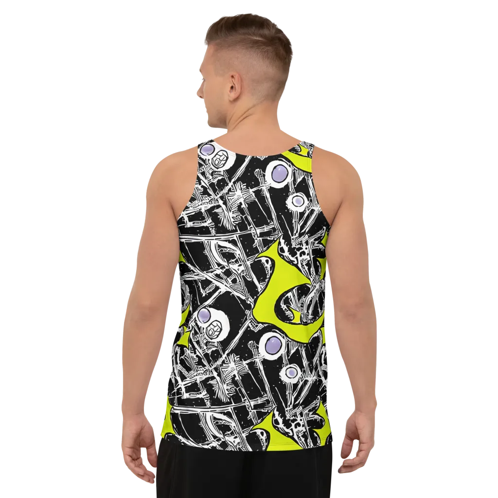 Acid X-ray on Men's Tank Top — Back