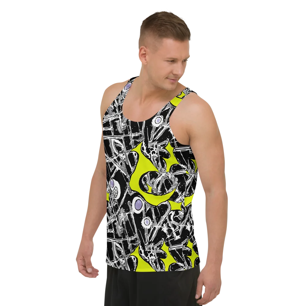 Acid X-ray on Men's Tank Top — Left Front