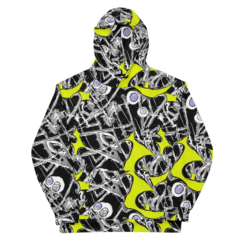 Acid X-ray on Cotton Hoodie — Front