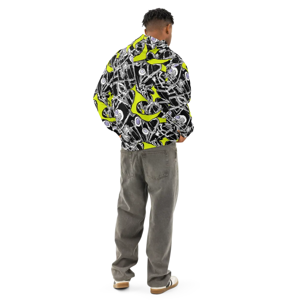 Acid X-ray on Cotton Hoodie — Back