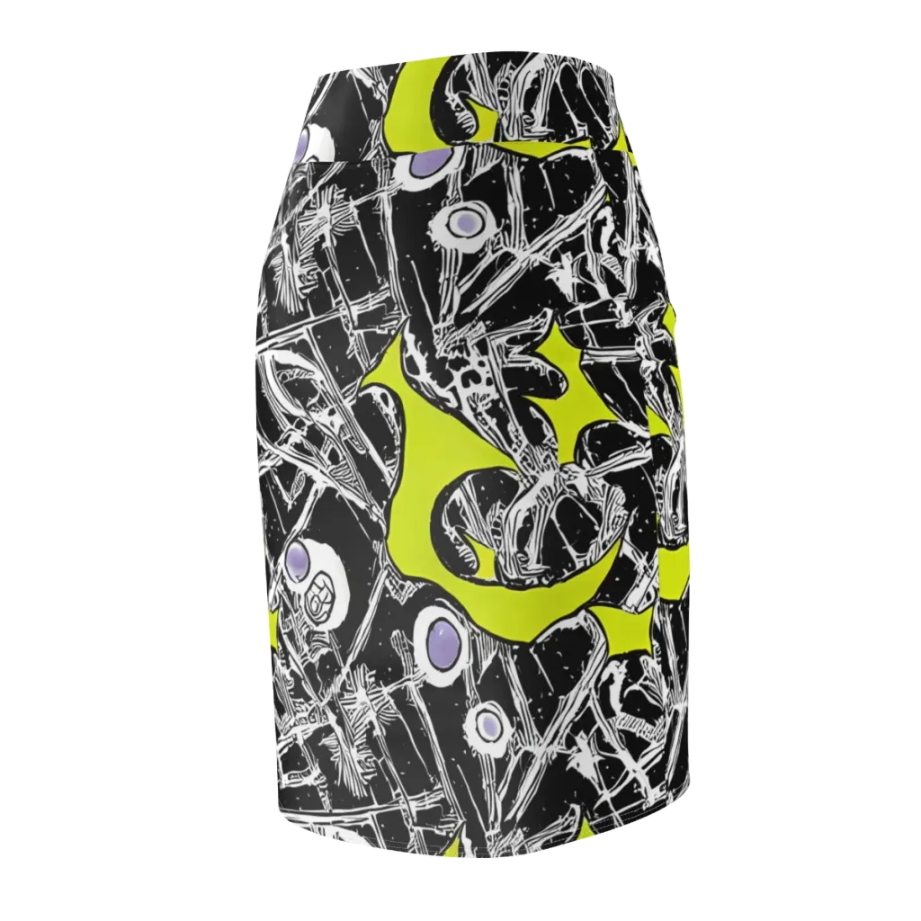 Acid X-ray on Pencil Skirt — Back Side