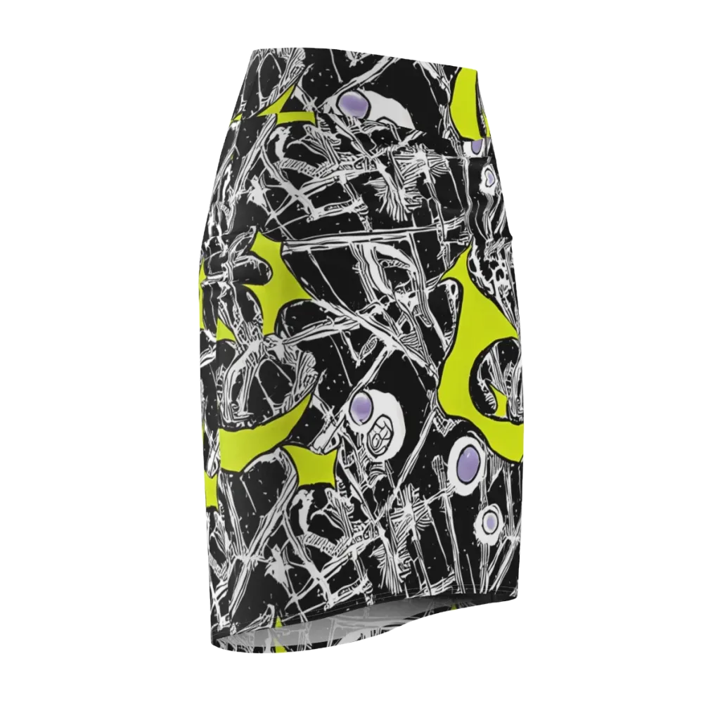 Acid X-ray on Pencil Skirt — Front Side