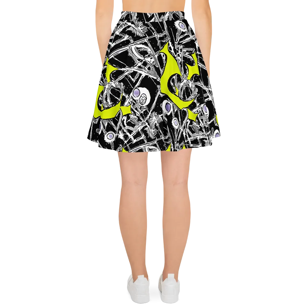 Acid X-ray on Skater Skirt — Back