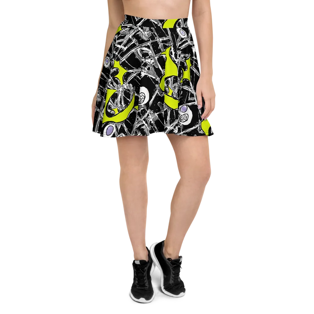 Acid X-ray on Skater Skirt — Front