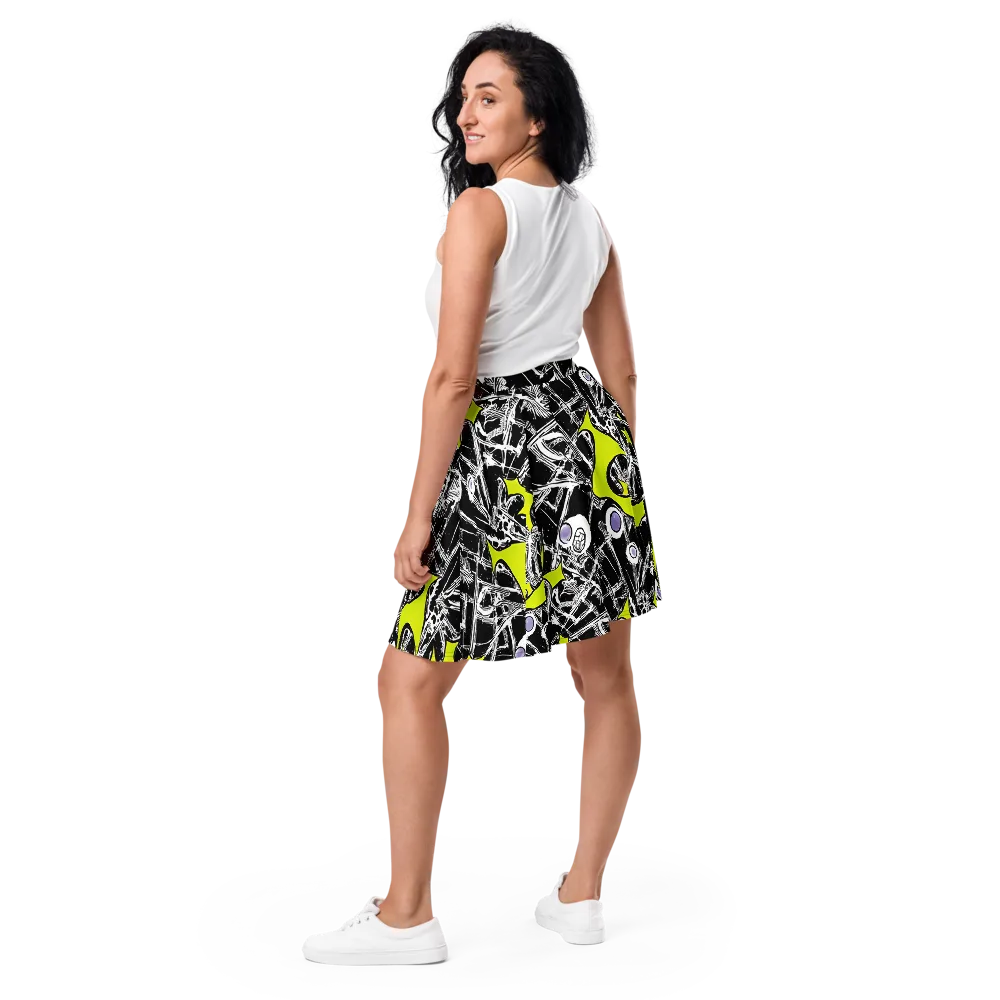 Acid X-ray on Skater Skirt — Back