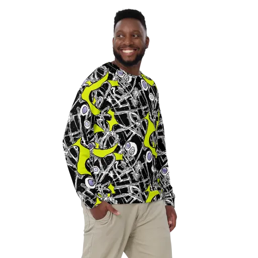 Acid X-ray on a Sweatshirt