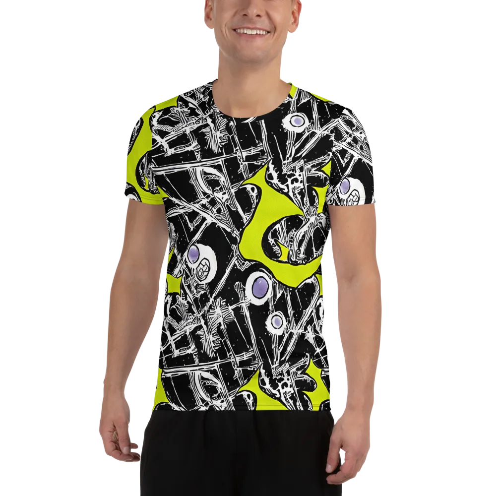 Acid X-ray on Men's Athletic T-Shirt — Front