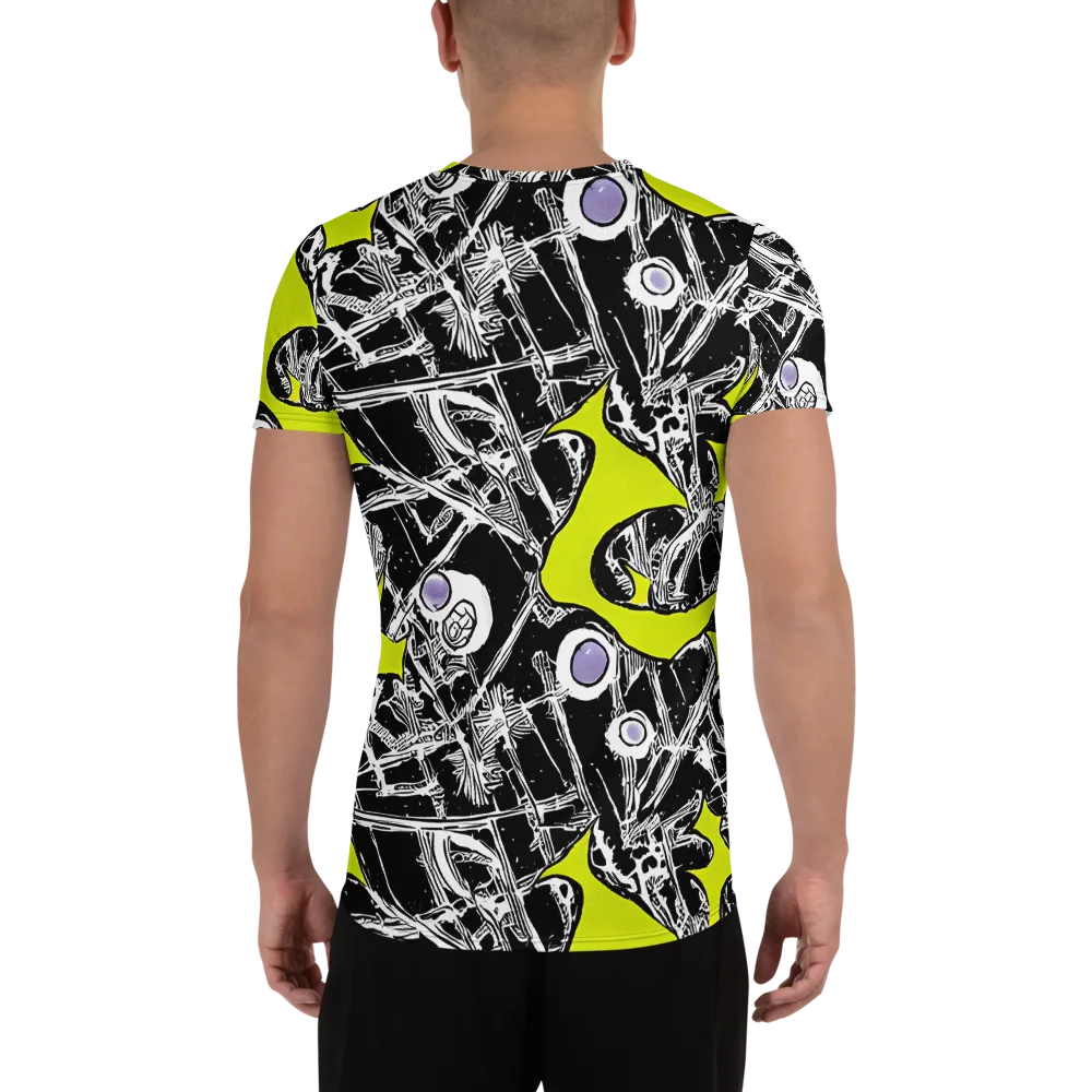 Acid X-ray on Men's Athletic T-Shirt — Back