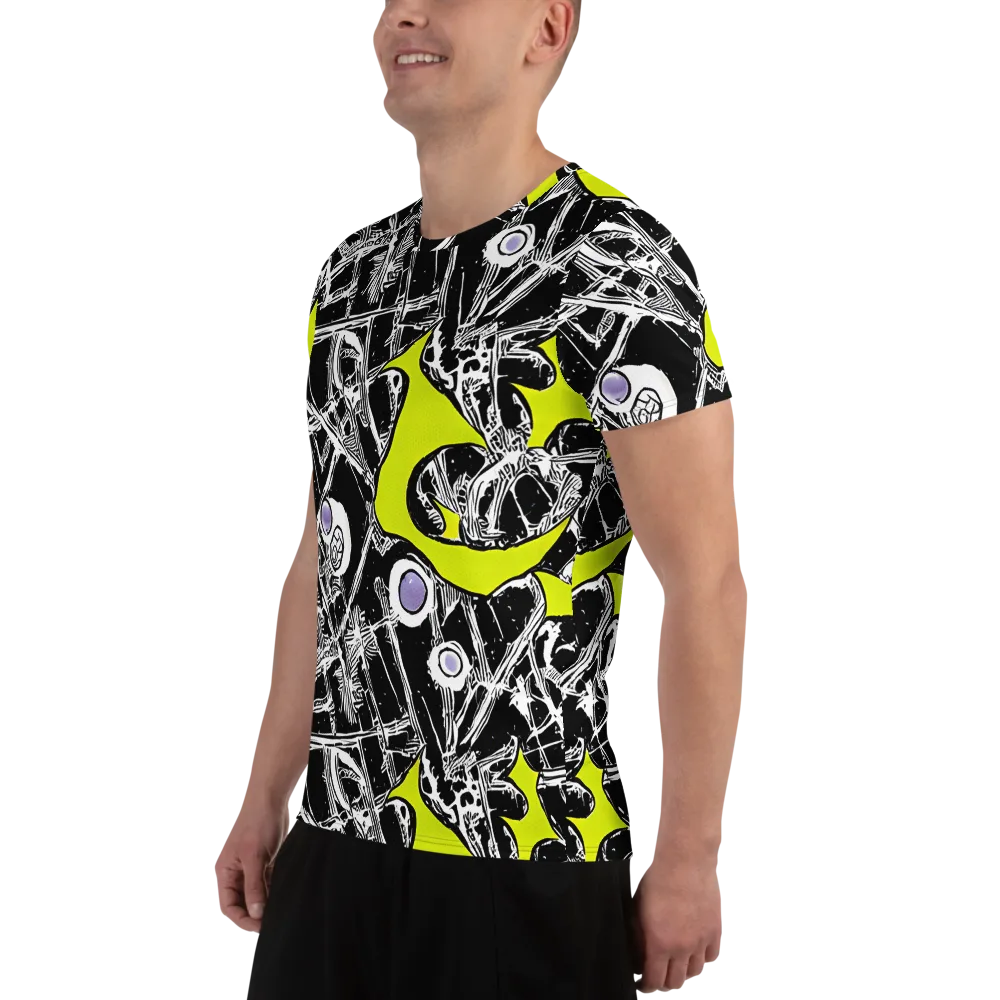 Acid X-ray on Men's Athletic T-Shirt — Left