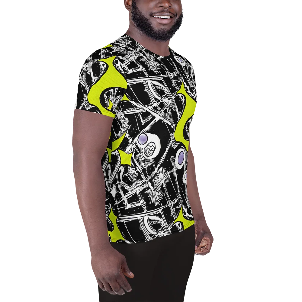 Acid X-ray on Men's Athletic T-Shirt — Right