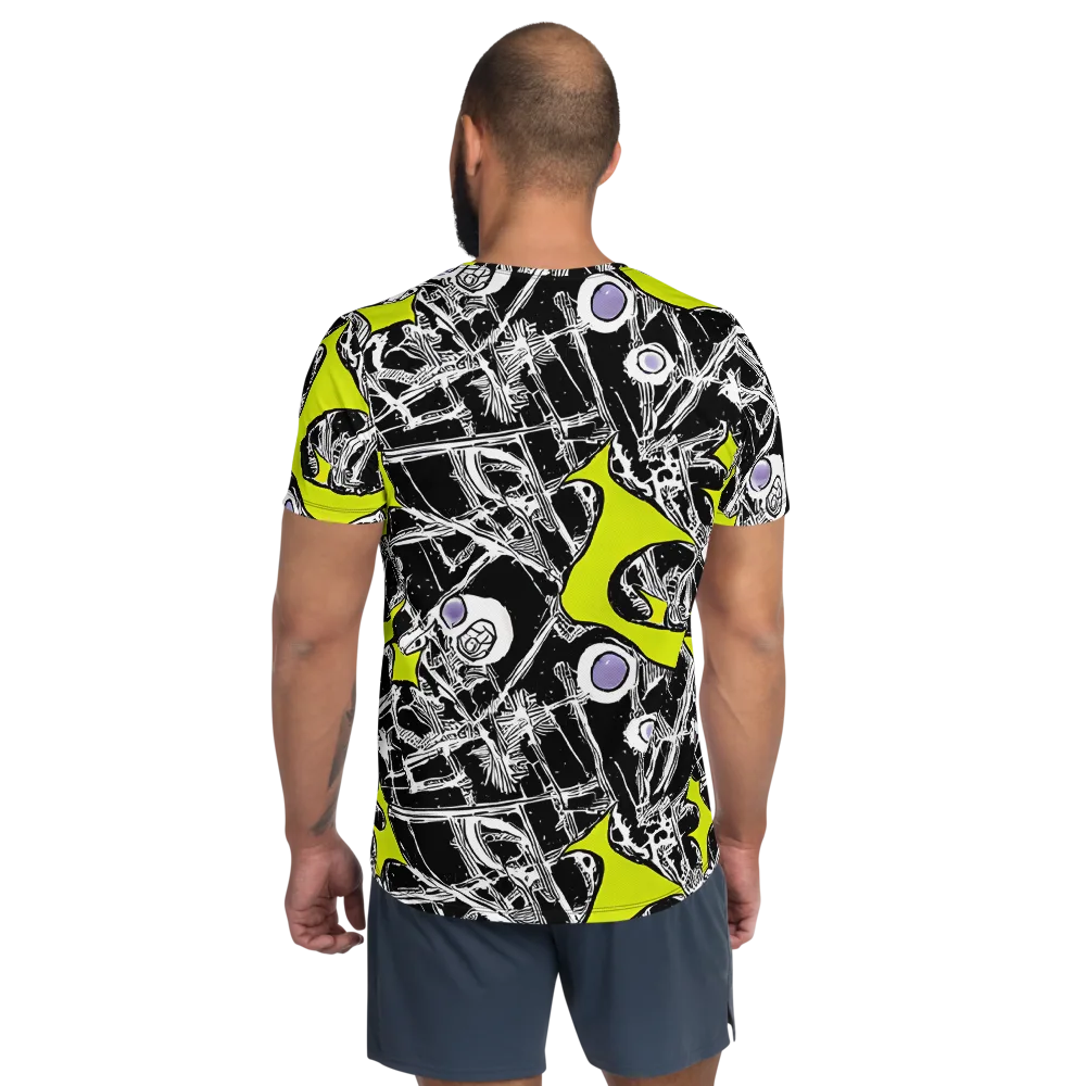 Acid X-ray on Men's Athletic T-Shirt — Back