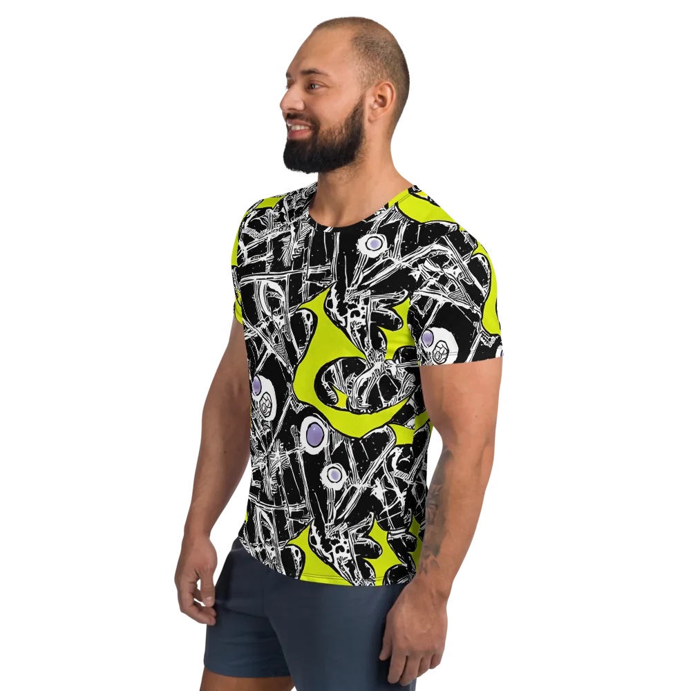 Acid X-ray on Men's Athletic T-Shirt — Left