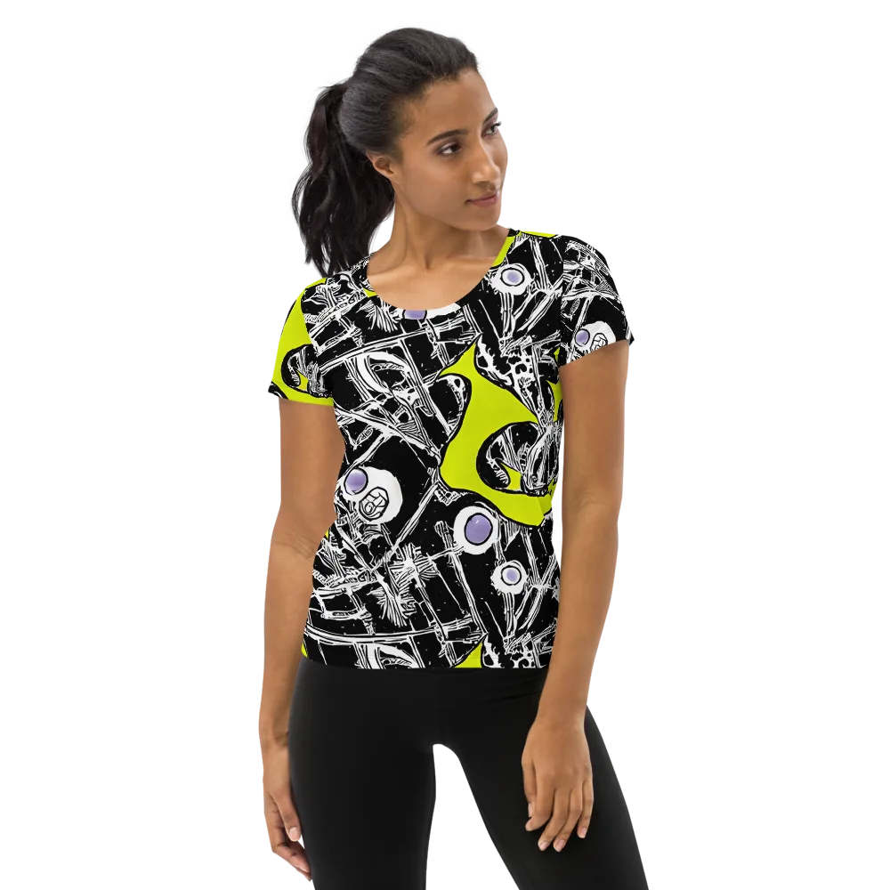 Acid X-ray on Women's Athletic T-Shirt — Front