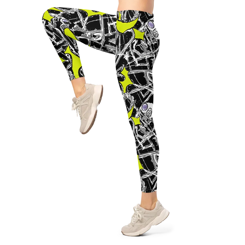 Acid X-ray on Leggings — Left
