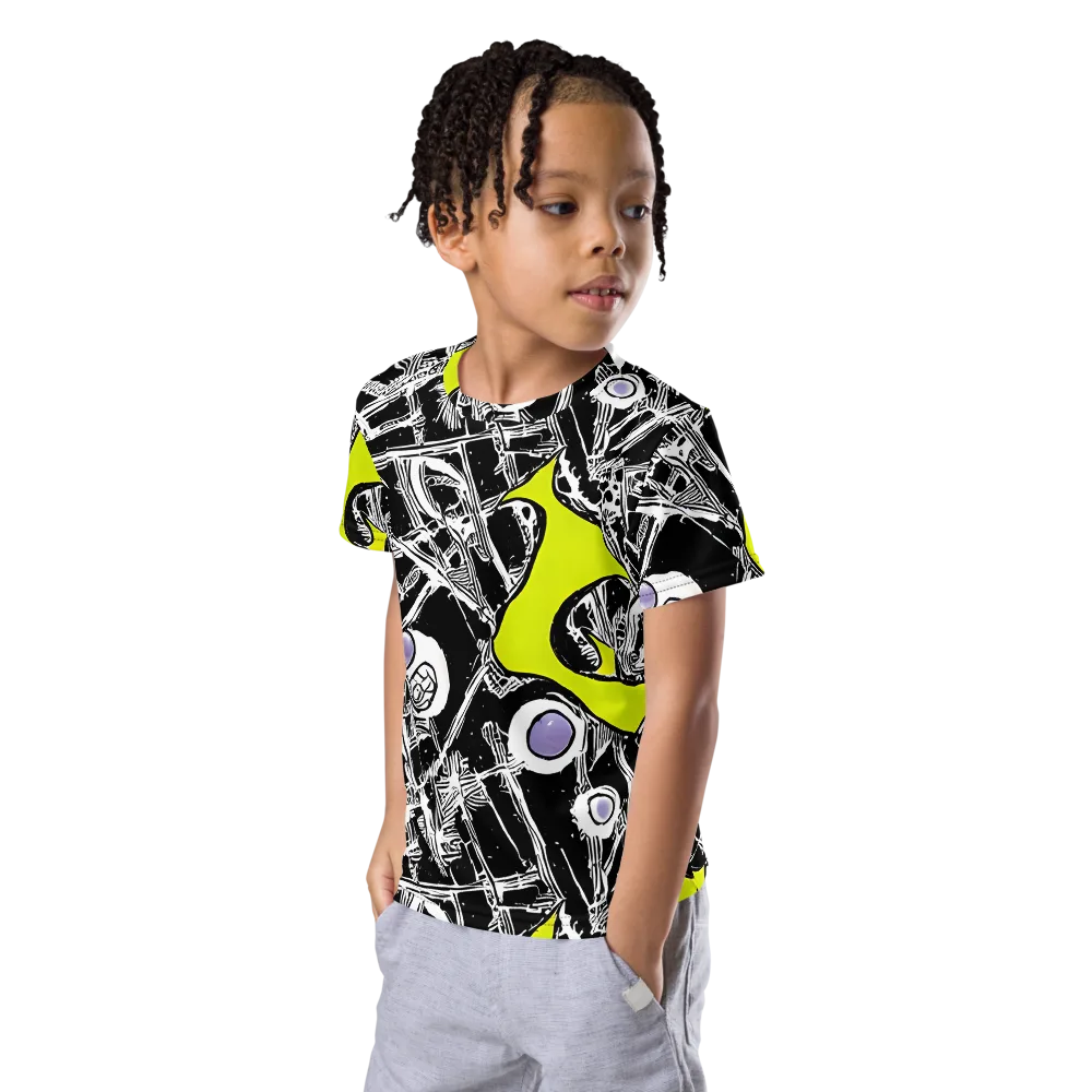 Acid X-ray on Kids Crew Neck T-Shirt — Left Front