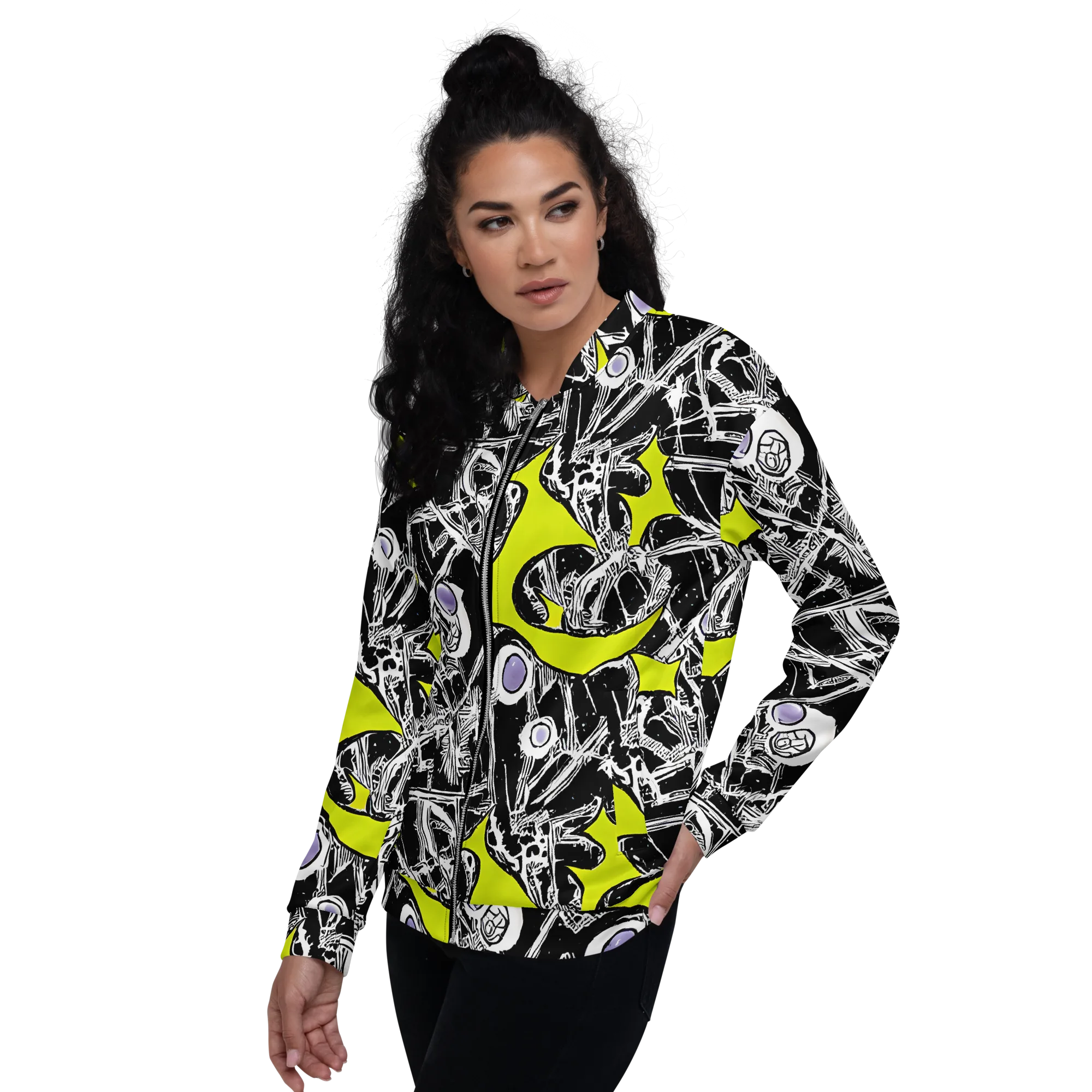 Acid X-ray on Bomber Jacket — Left