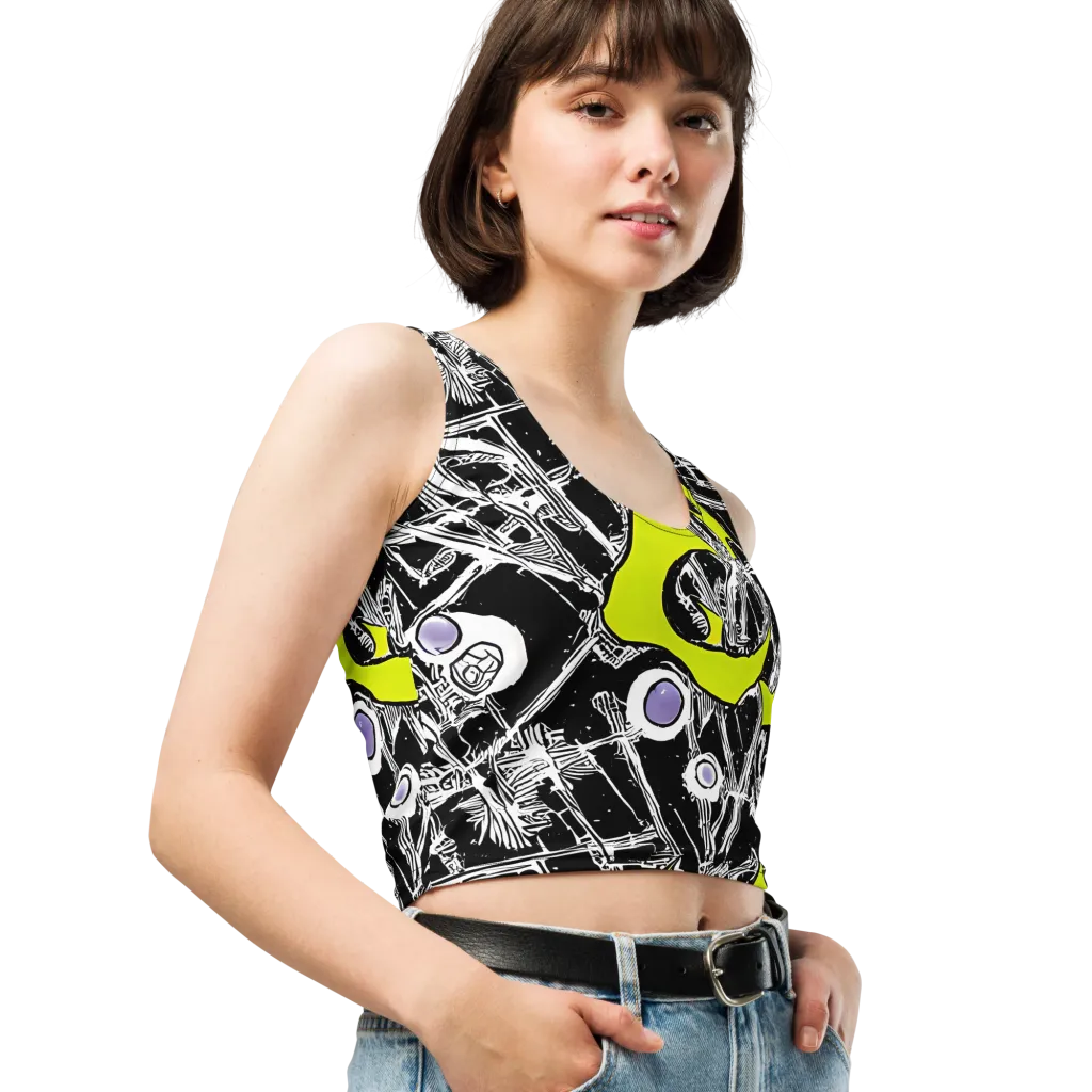 Acid X-ray on Crop Top — Right Front