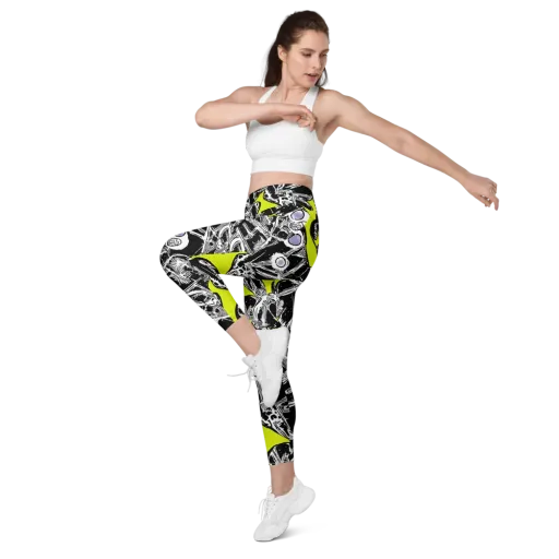Acid X-ray on a Leggings with Pockets