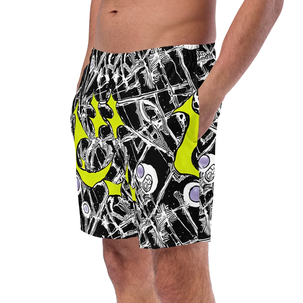 Acid X-ray on Swim Trunks — Left Front